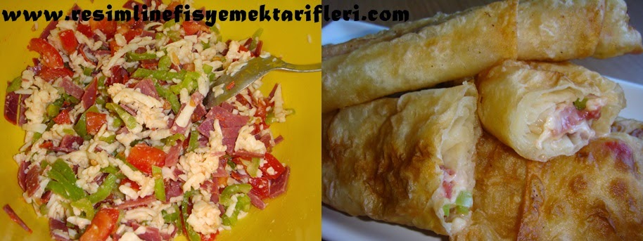 pastırmalı paçanğa böreği tarifi