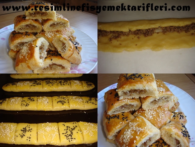 çıtır kıymalı rulo börek nasıl yapılır