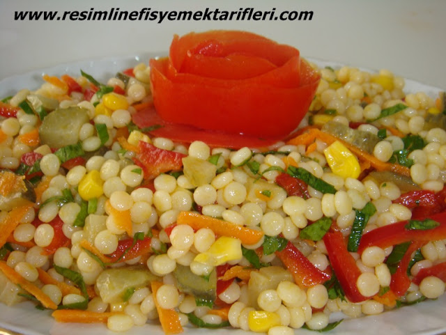 kuskus salatası nasıl yapılır