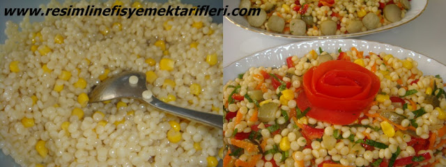 kuskus salatası nasıl yapılır