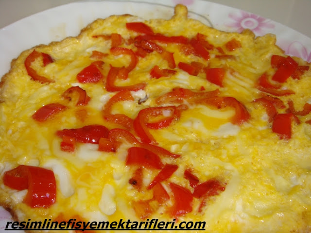 kapya biberli omlet tarifi